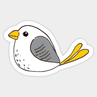 Cute little birdie Sticker